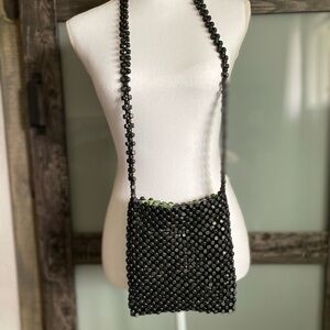 Collection 18 black beaded purse hand-crafted